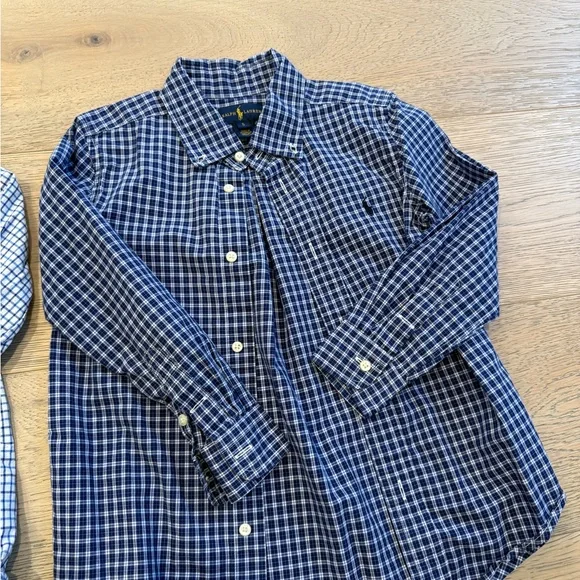 Boys Ralph Lauren size 6 Checkered Button-Down Shirts - Picture 2 of 3
